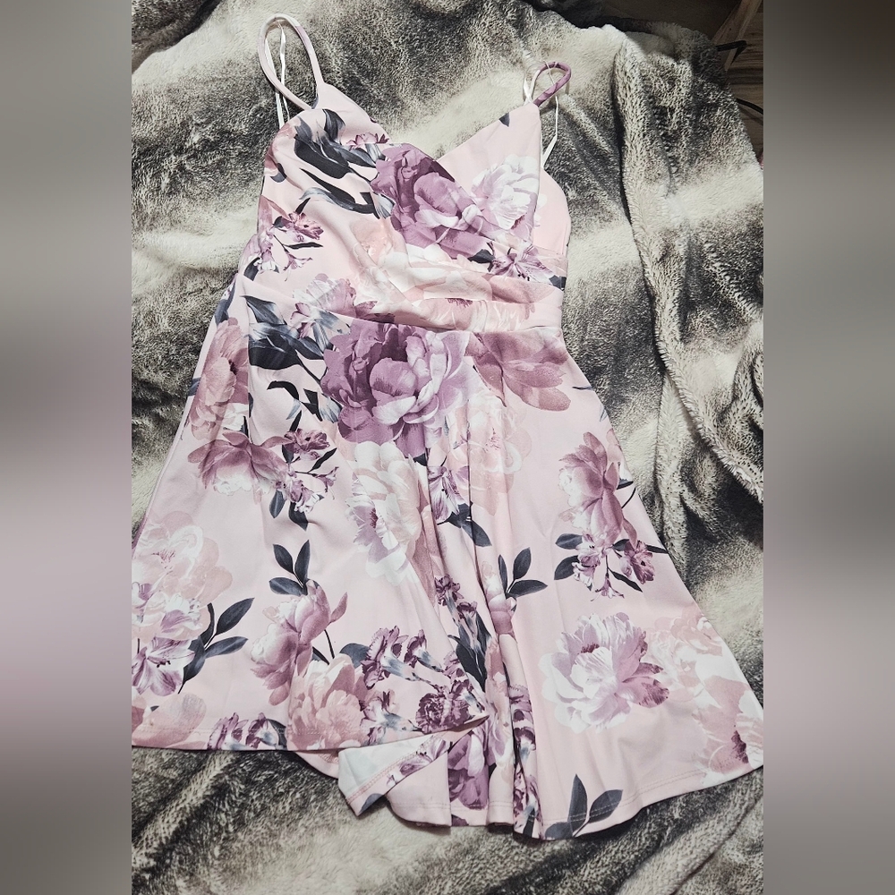 Floral Pink Dress